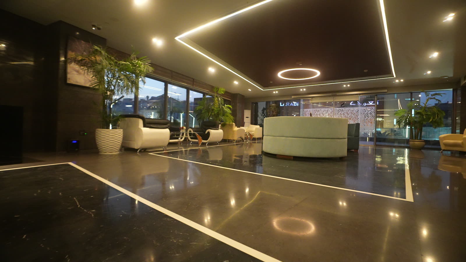 Concord Center lobby lounge